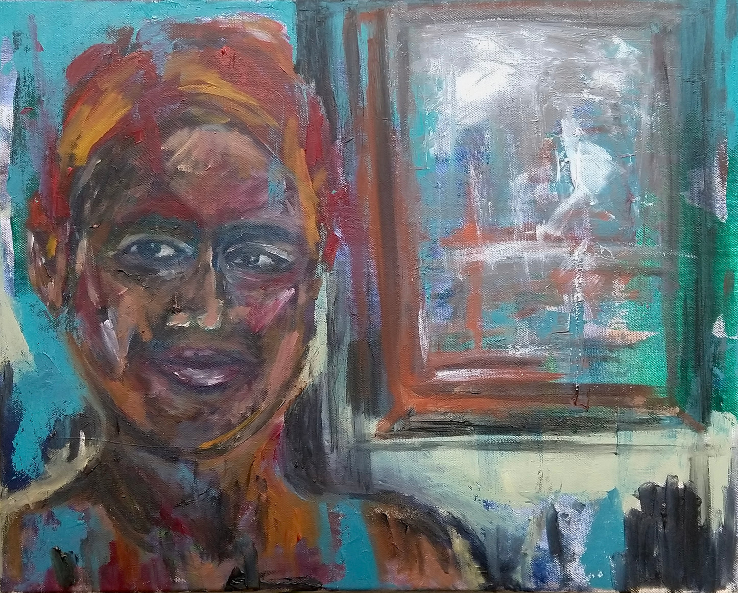 “Out in the Gentle Rain” original painting