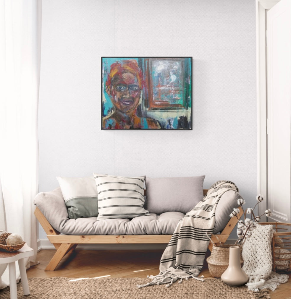 “Out in the Gentle Rain” original painting