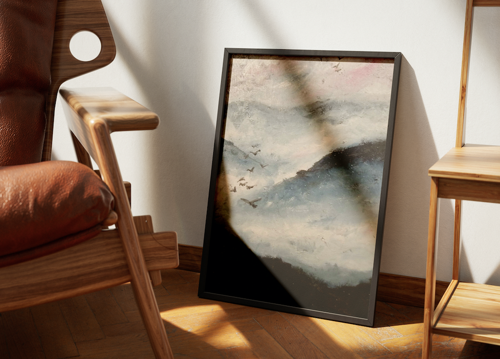 "Ascension Through the Morning Mist" Original Painting