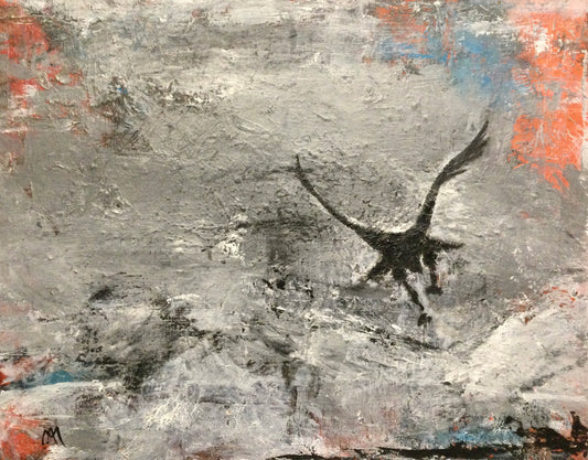 "sökande” original painting