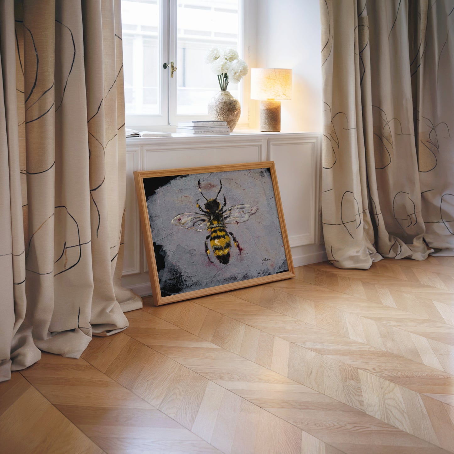 “Honeybee Study No. 1” Original Painting