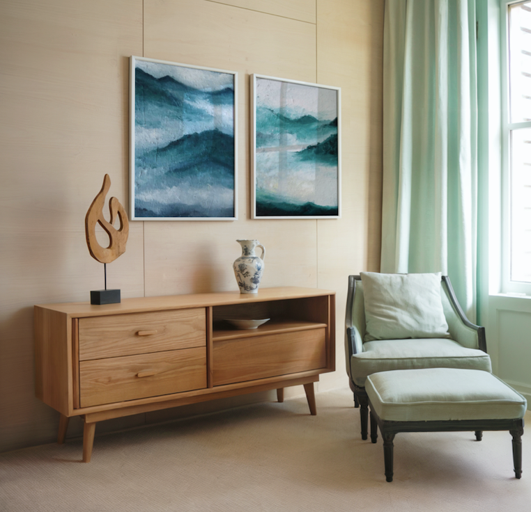 “Tranquility Series” Original Paintings (diptych)