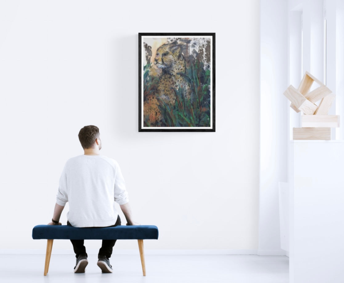 “Cheetah Study” Original Painting